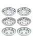 Hermia DNR0055 Platos de postre multicolor (6 piezas)